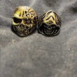 Silver Skull Rings